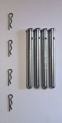 REAR BRAKE PAD FITTING KIT - PINS (Daimler Dart SP250) (1959- 64) 